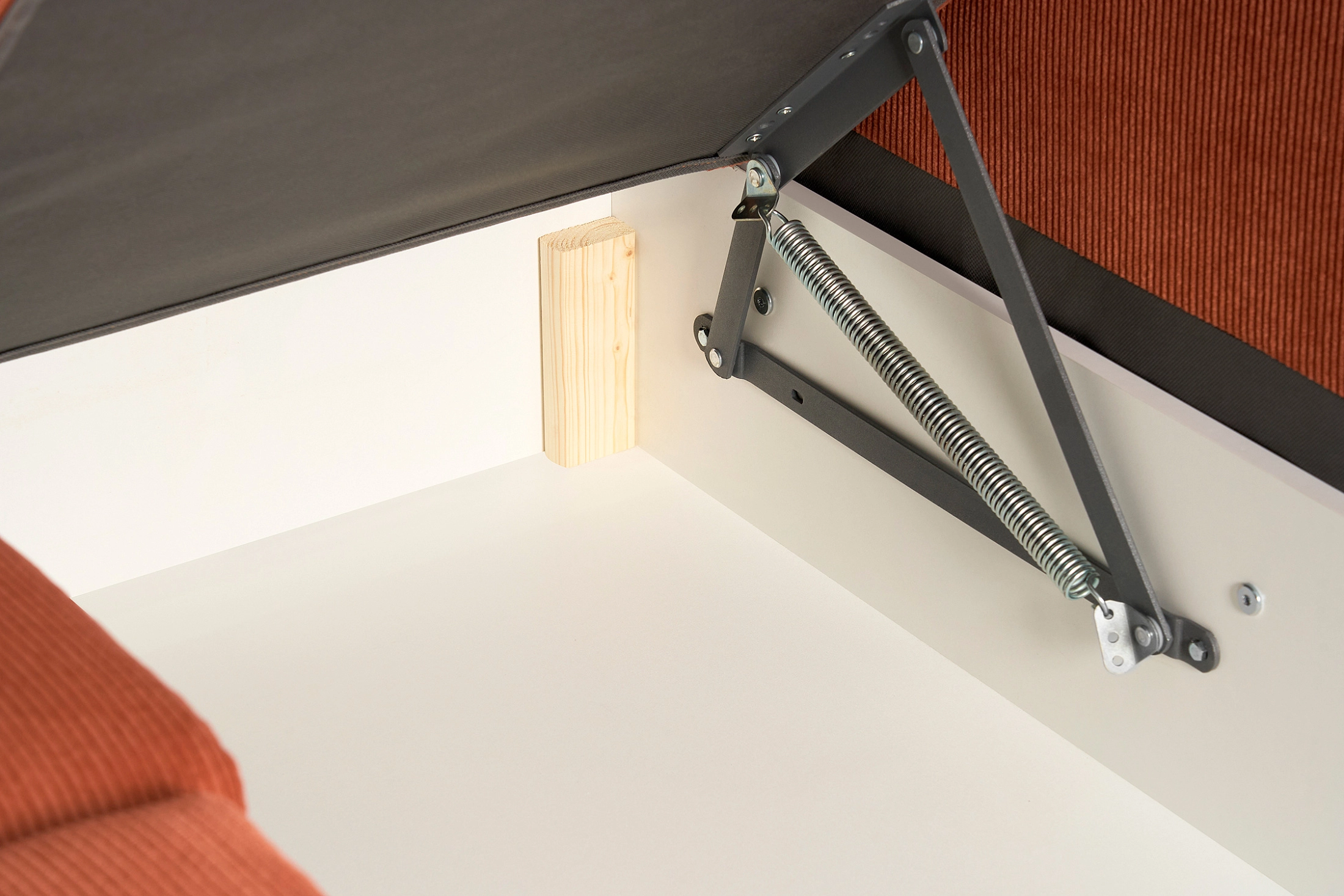 Диван угловой Вита терракотовый — изображение 8