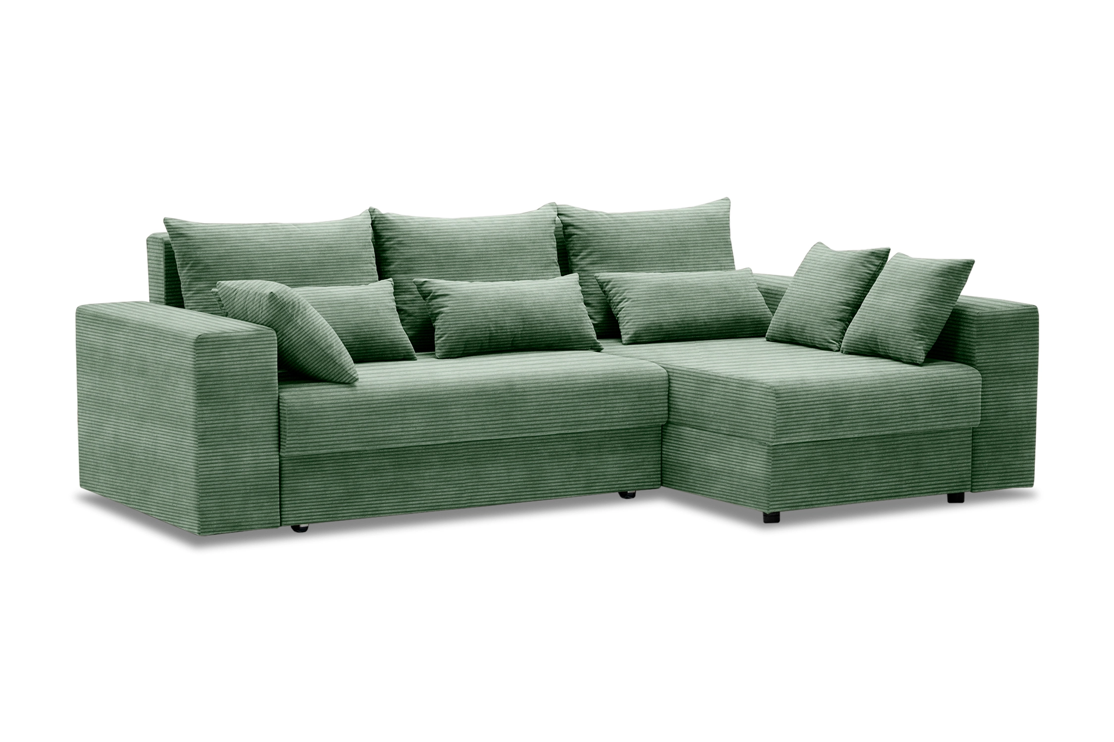 Диван угловой Таун мятный