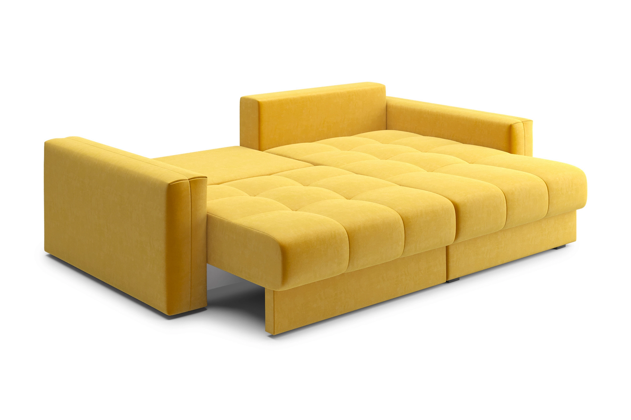 Диван угловой Монарх желтый — изображение 3