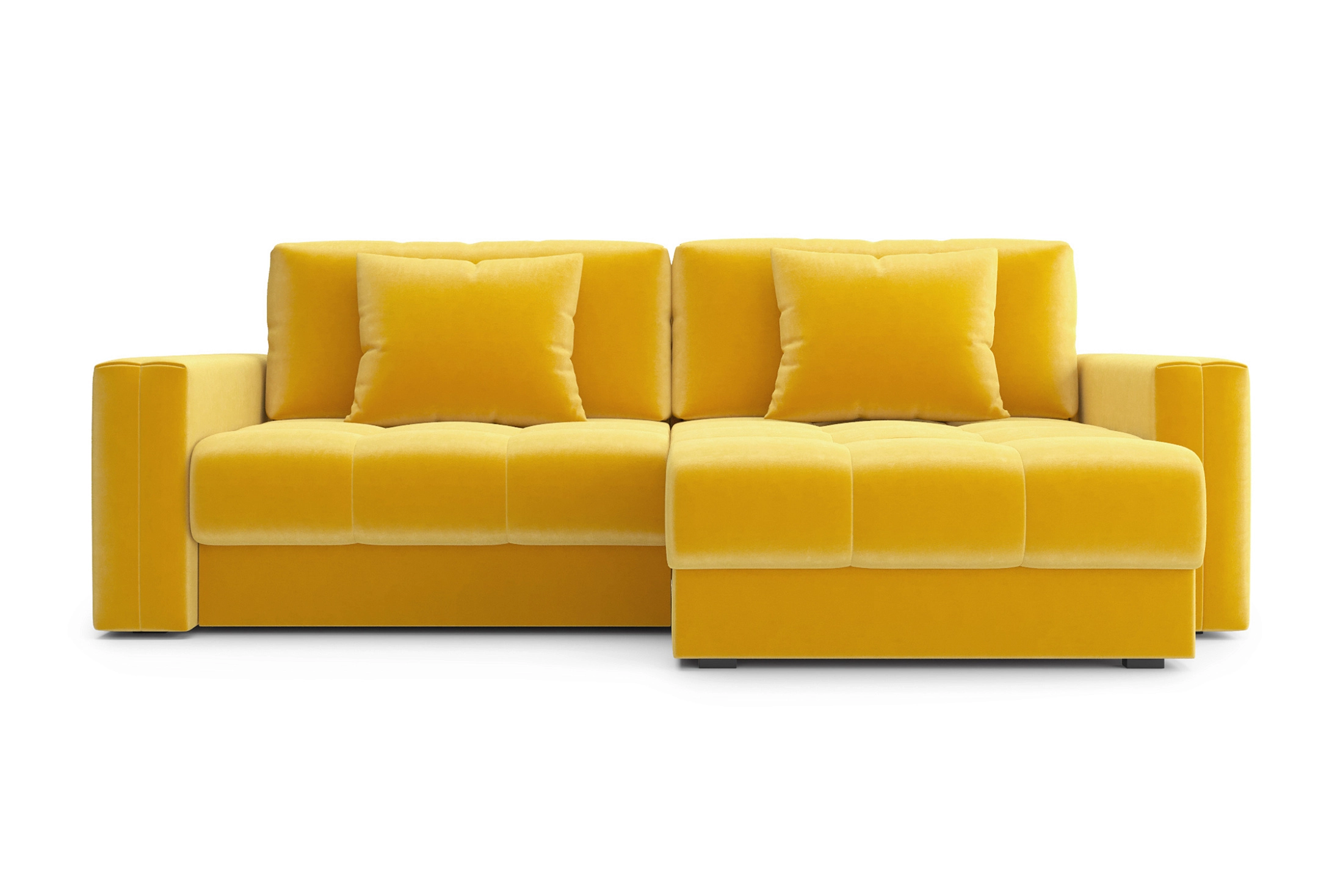 Диван угловой Монарх желтый — изображение 2