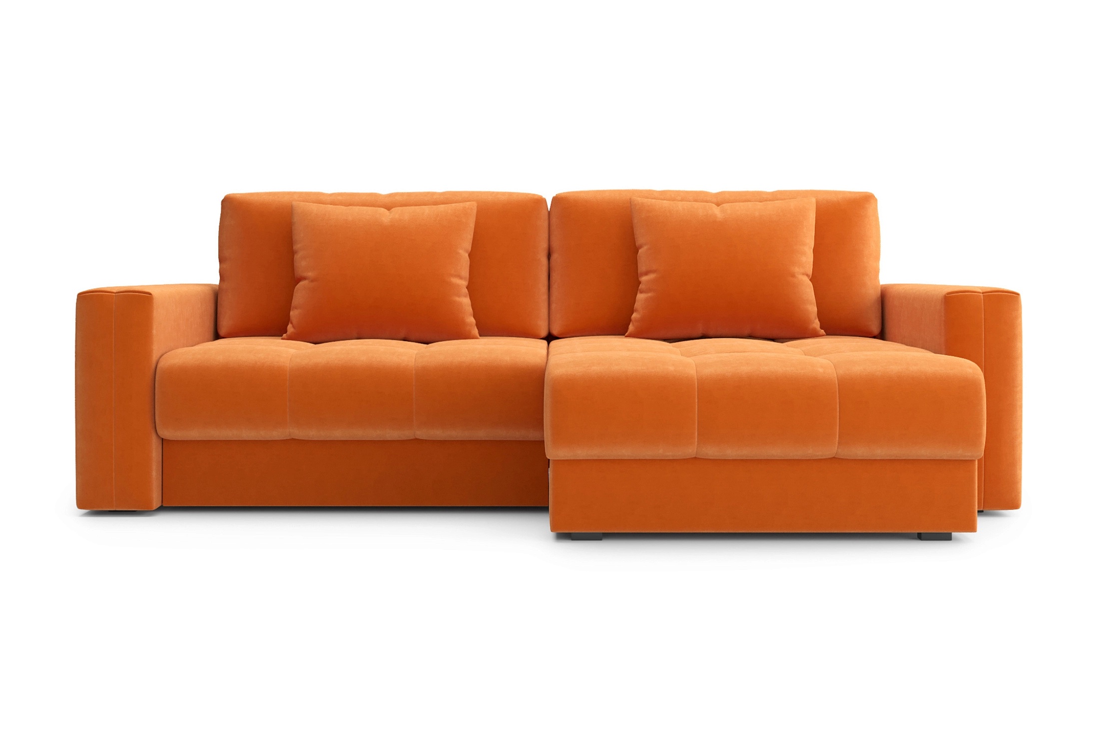 Диван угловой Монарх оранжевый — изображение 2