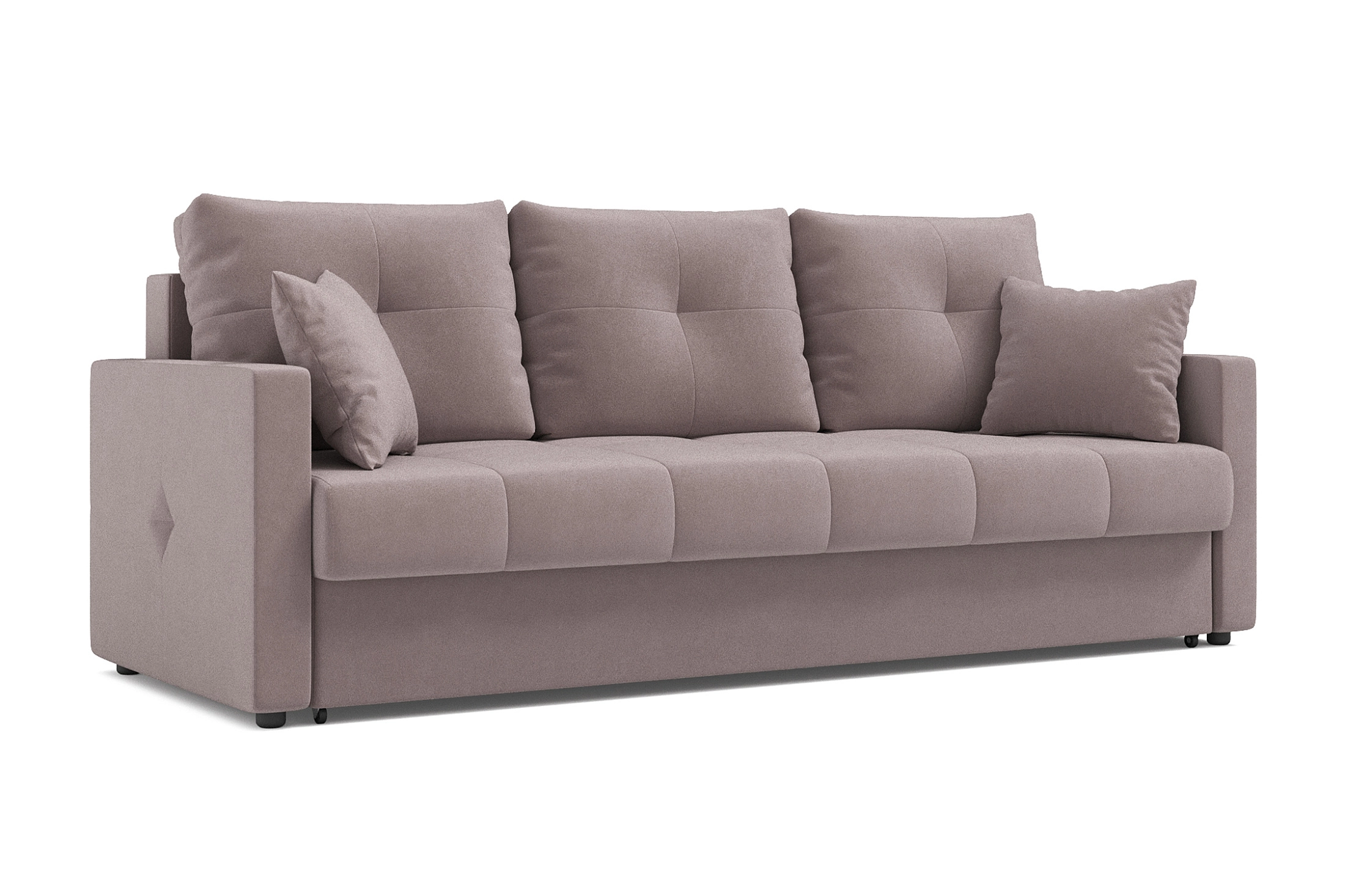 Диван Вита 3-х местный светло-коричневый