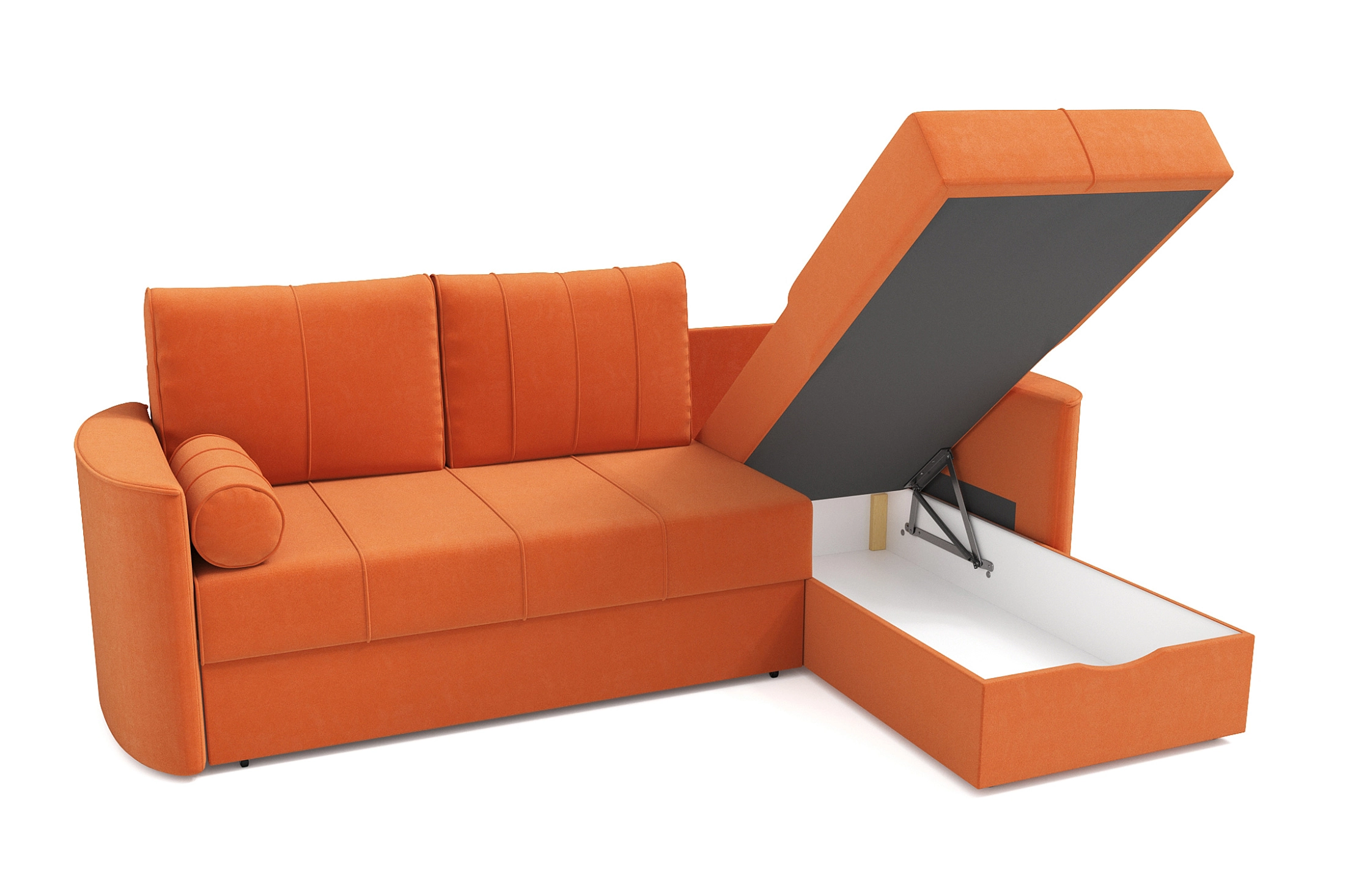 Диван угловой Колибри оранжевый — изображение 6