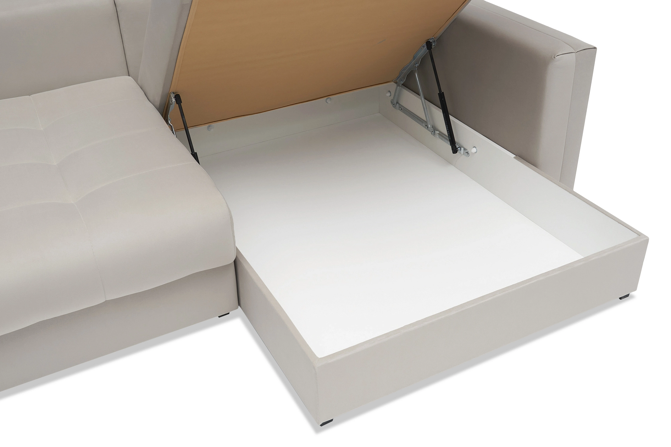 Диван угловой Монарх серо-бежевый — изображение 11