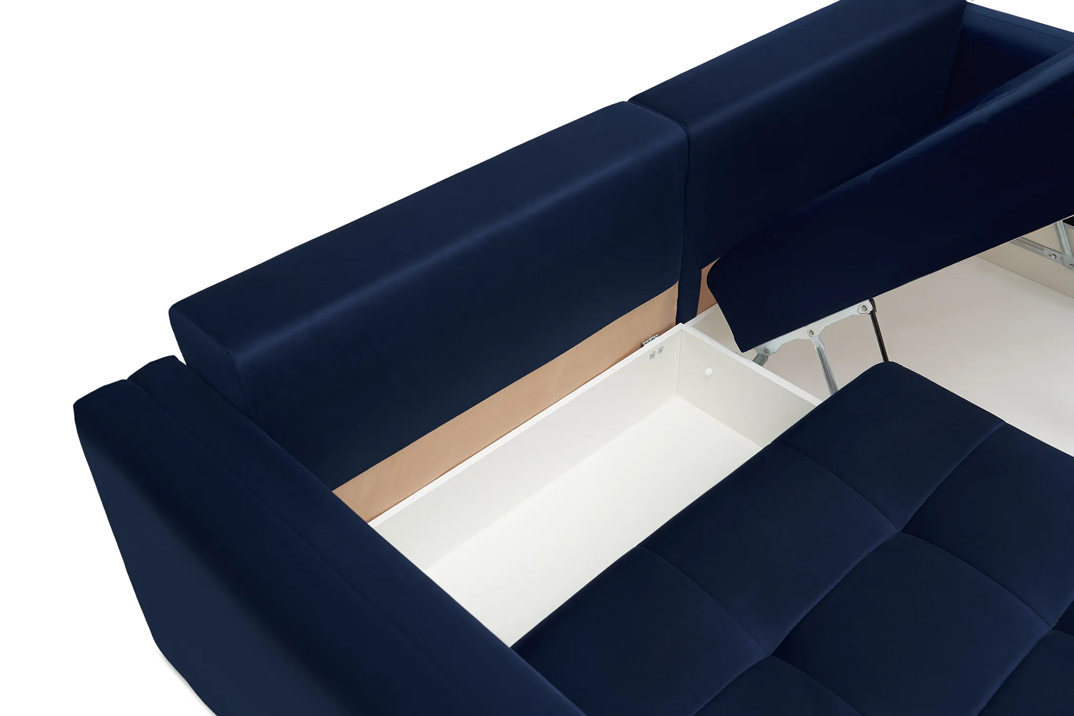 Диван угловой Монарх темно-синий — изображение 11