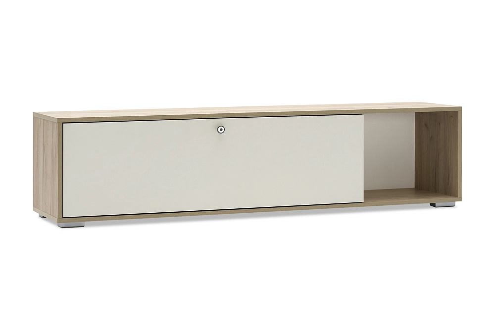 ТВ-тумба Нанси ТБ-1600 дуб крафт серый / софт айвори арт. 08-177675 купить в Ростове-на-Дону по цене 5 190 руб. | НОНТОН