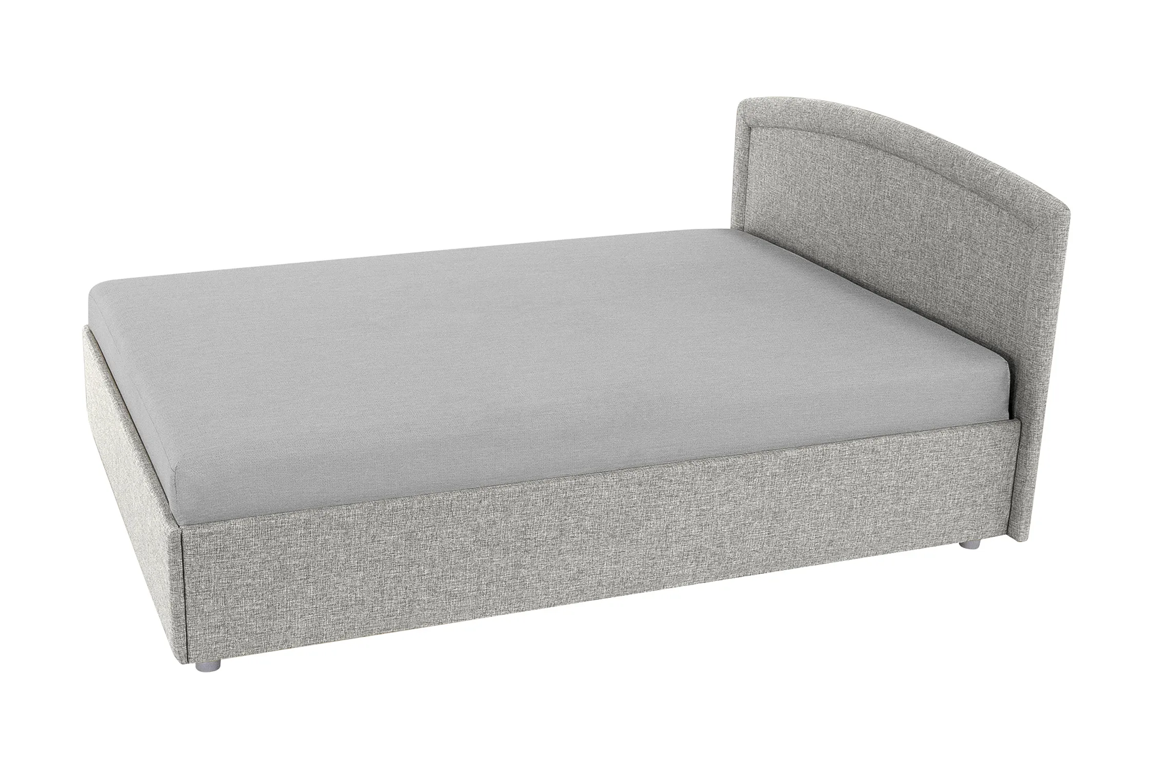 Тахта с овальной спинкой жаккард светло-серый арт. 08-110021 прямая ...