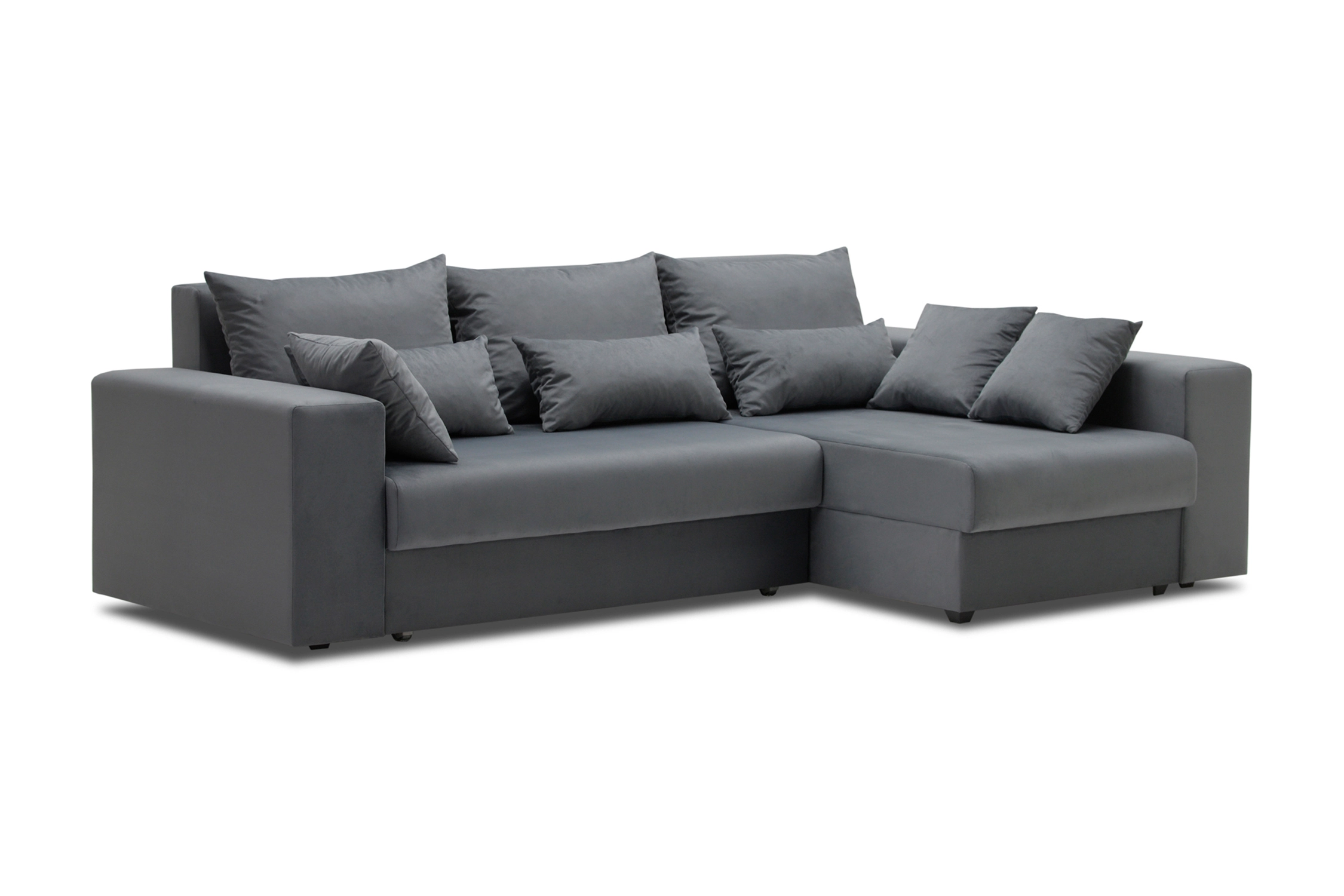 Диван угловой Таун серый